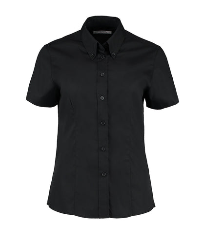 Tailored Fit Short Sleeve Premium Oxford Shirt - COOZO