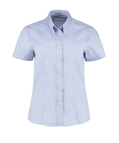 Tailored Fit Short Sleeve Premium Oxford Shirt - COOZO