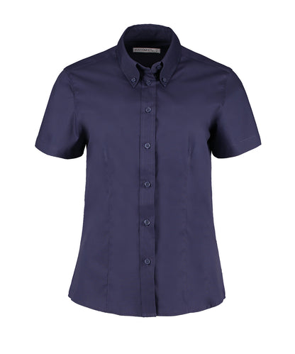 Tailored Fit Short Sleeve Premium Oxford Shirt - COOZO
