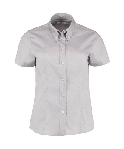 Tailored Fit Short Sleeve Premium Oxford Shirt - COOZO