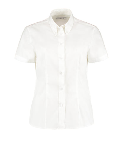 Tailored Fit Short Sleeve Premium Oxford Shirt - COOZO