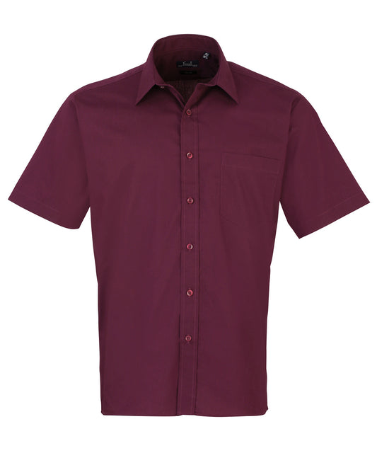 Premier Short Sleeve Poplin Shirt Dark color - COOZO