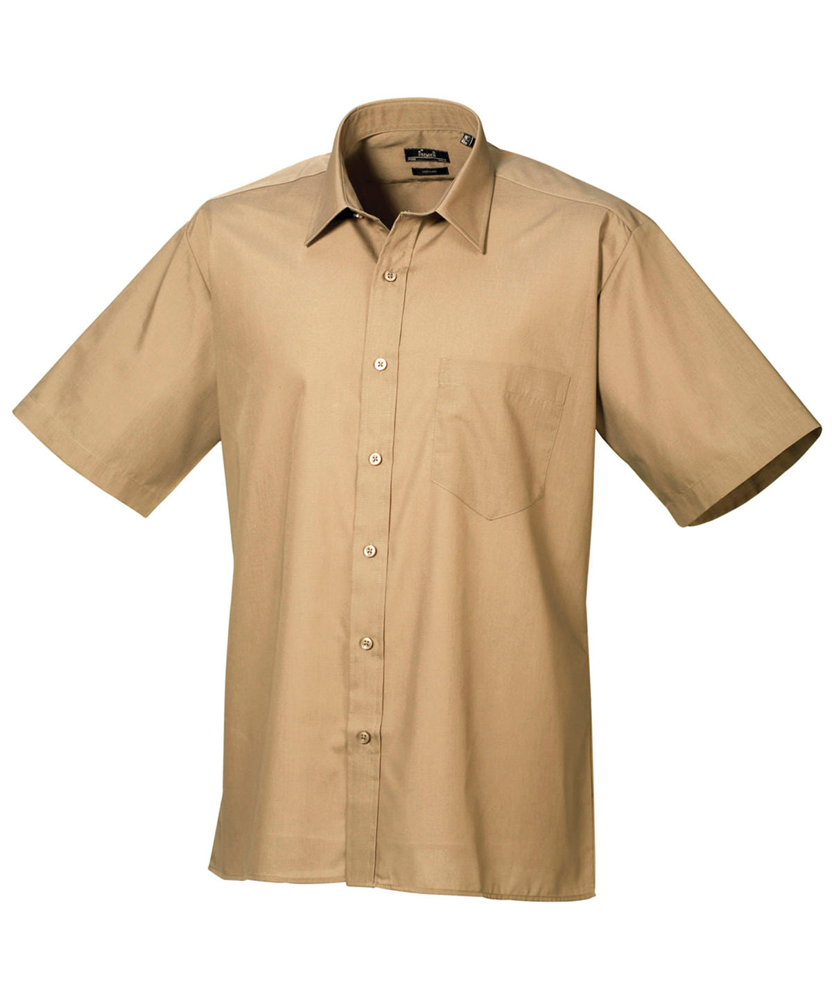 Premier Short Sleeve Poplin Shirt Rich color - COOZO