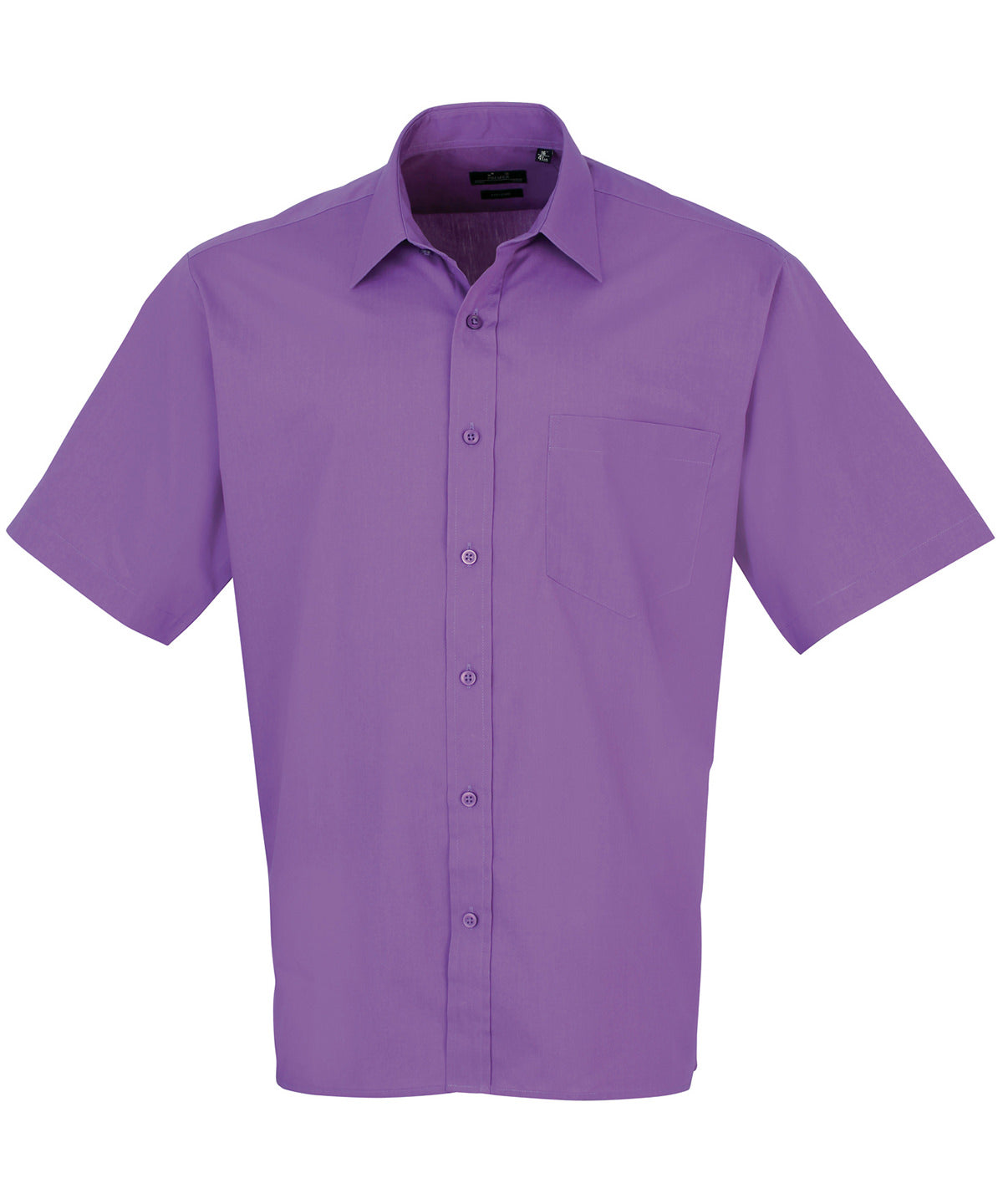 Premier Short Sleeve Poplin Shirt Rich color - COOZO