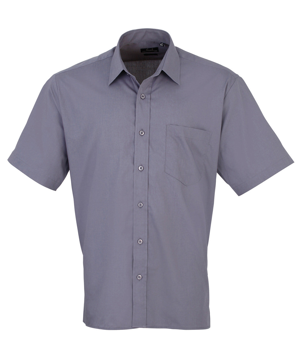 Premier Short Sleeve Poplin Shirt Rich color - COOZO