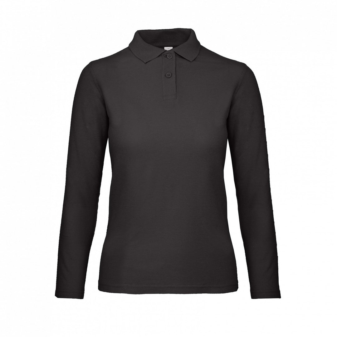 B&C PWI13 Ladies ID.001 Long Sleeve Polo Shirt - COOZO