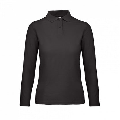 B&C PWI13 Ladies ID.001 Long Sleeve Polo Shirt - COOZO