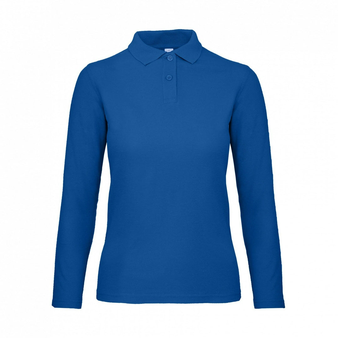B&C PWI13 Ladies ID.001 Long Sleeve Polo Shirt - COOZO