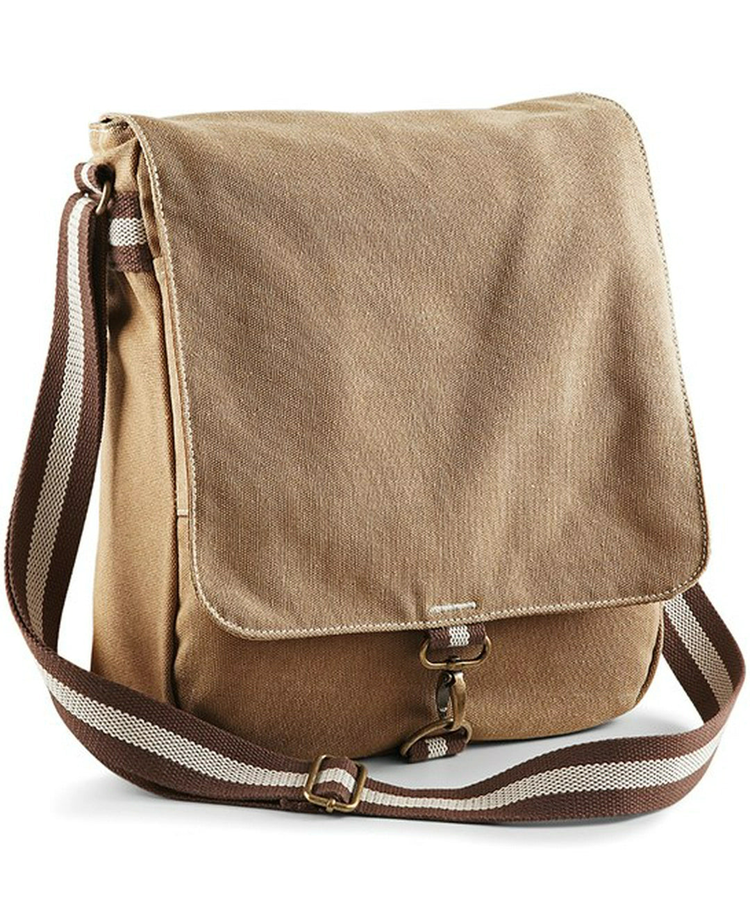 Quadra Vintage Canvas Messenger-SHR1S