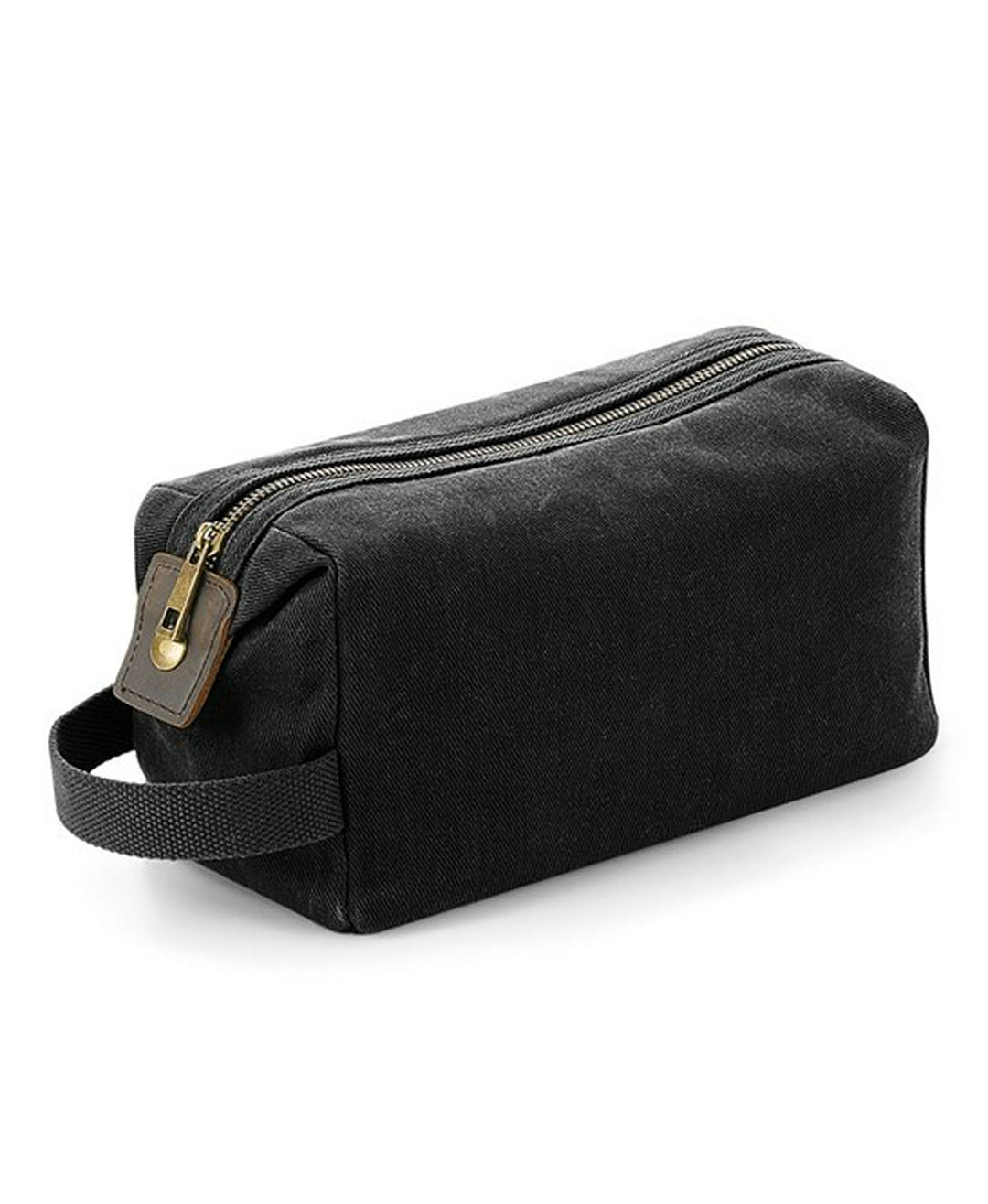 Heritage Waxed Canvas Wash Bag-BLK1S