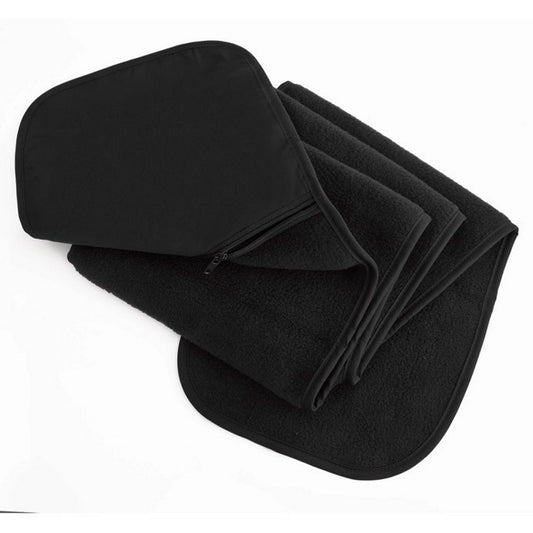 Polartherm? fleece scarf with zip pocket-BLK1S