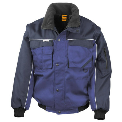 Zip Sleeve Heavy Duty Jacket-ROY/NVYXL