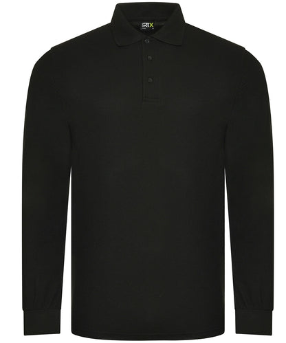 Pro long sleeve polo-BLKXL
