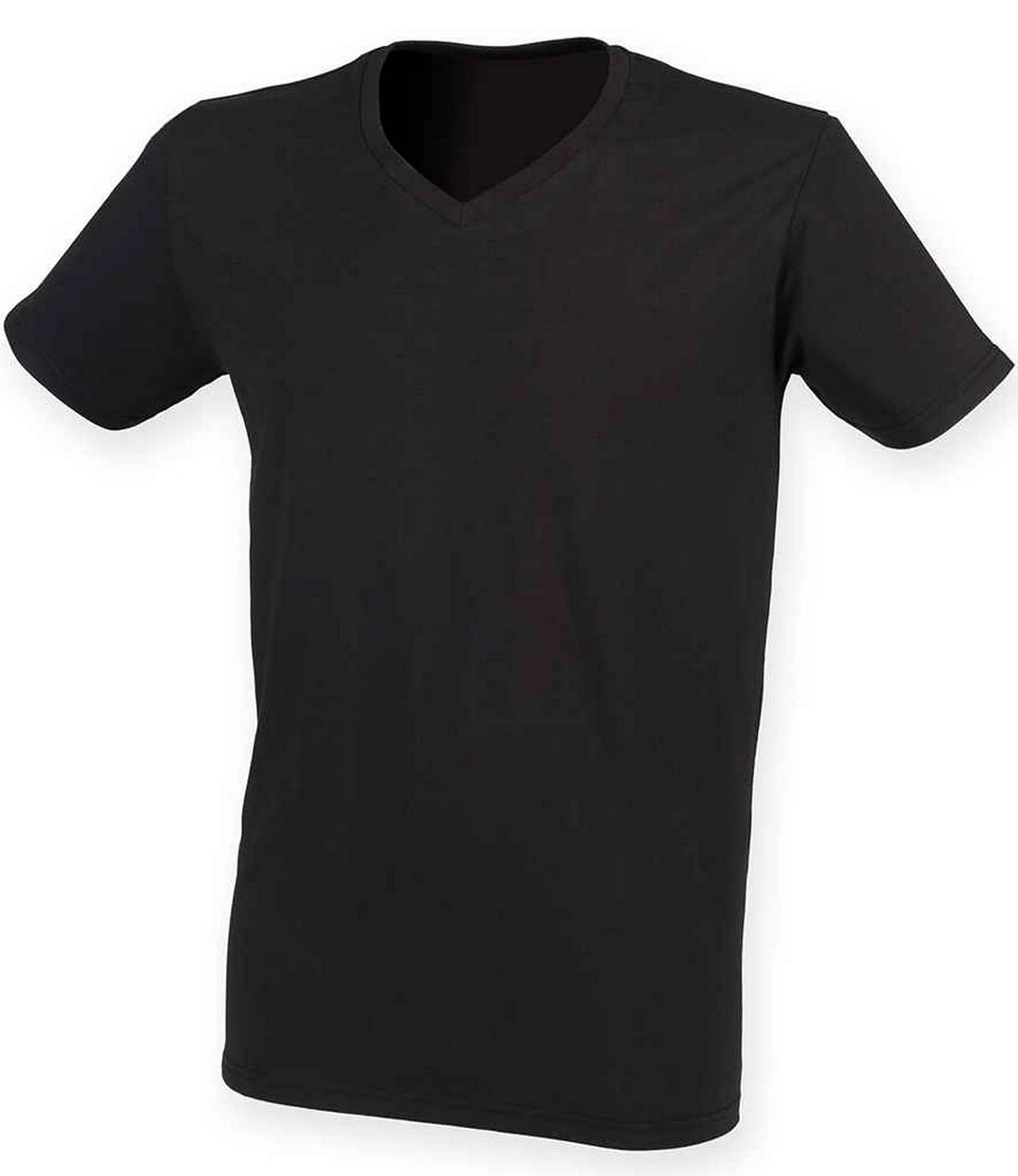 Skinni Fit SF122 SF Men Feel Good Stretch V-Neck T-Shirt - COOZO