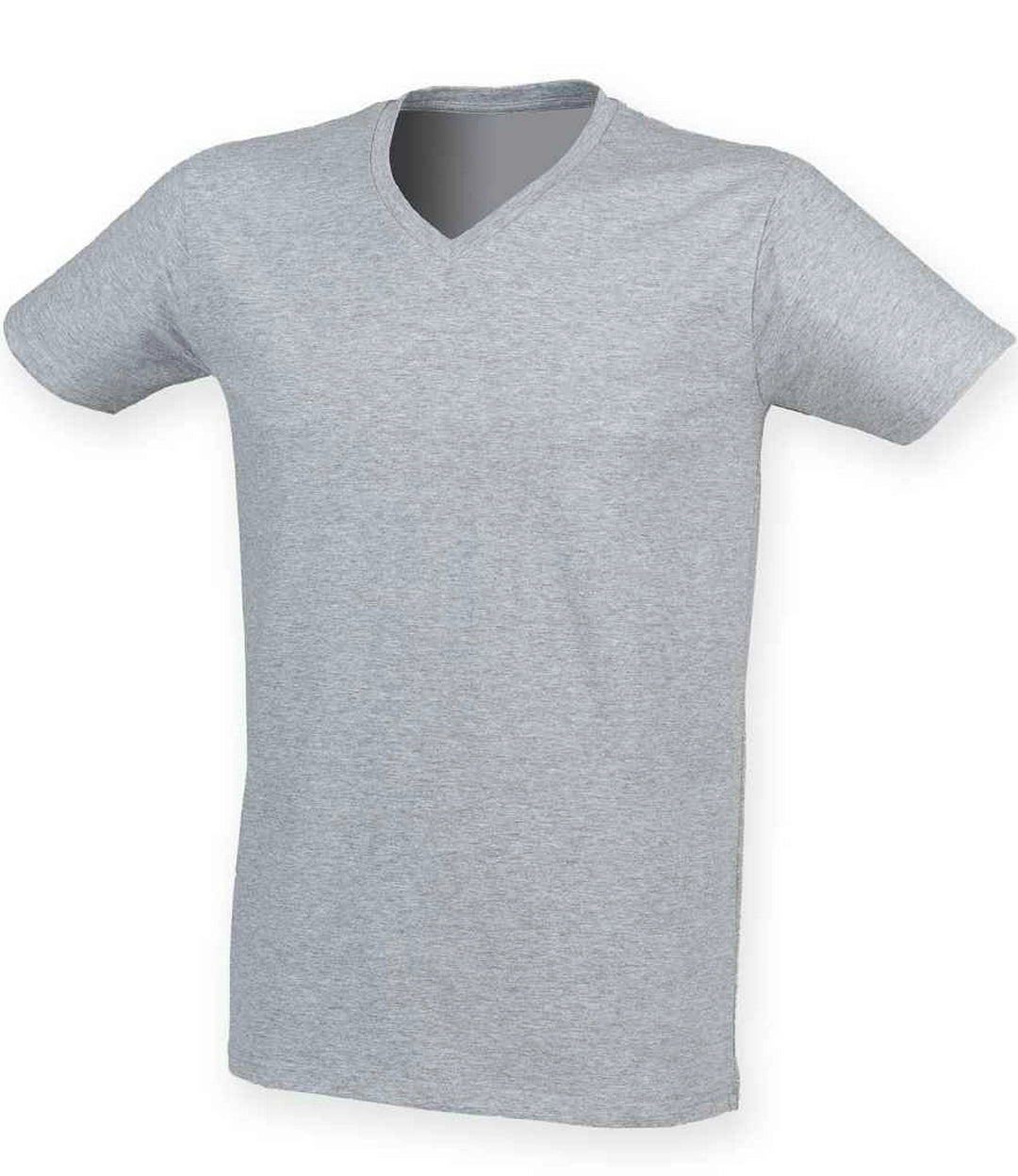 Skinni Fit SF122 SF Men Feel Good Stretch V-Neck T-Shirt - COOZO