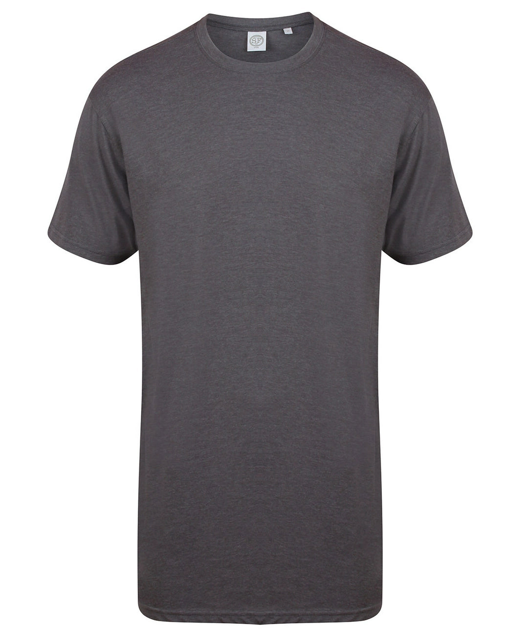 Skinni Fit SF258 SF Mens Longline Dipped Hem T-Shirt - COOZO