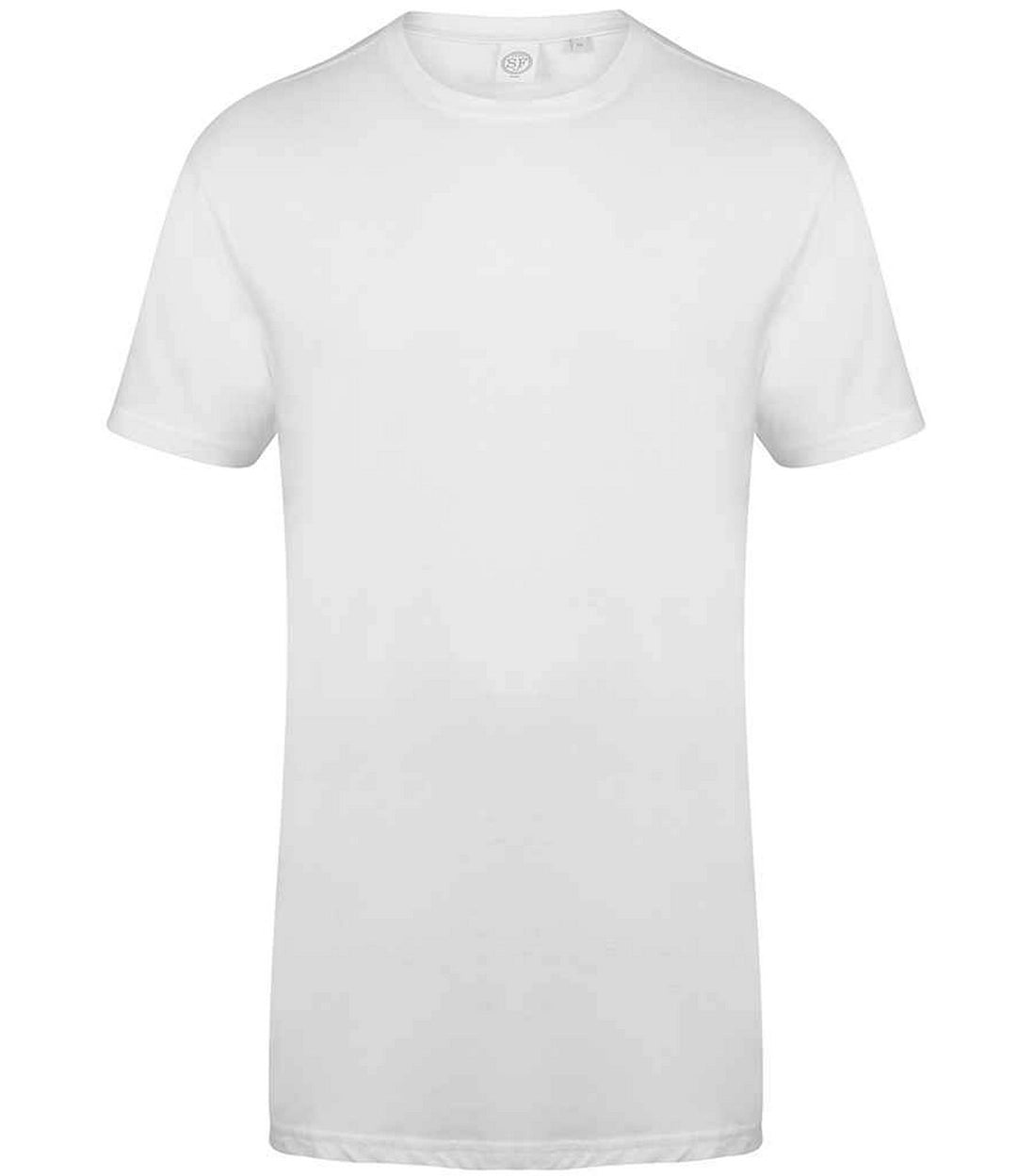 Skinni Fit SF258 SF Mens Longline Dipped Hem T-Shirt - COOZO
