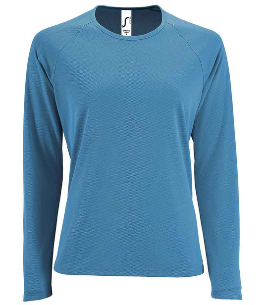 SOL'S Ladies Sporty Long Sleeve Performance T-Shirt - COOZO