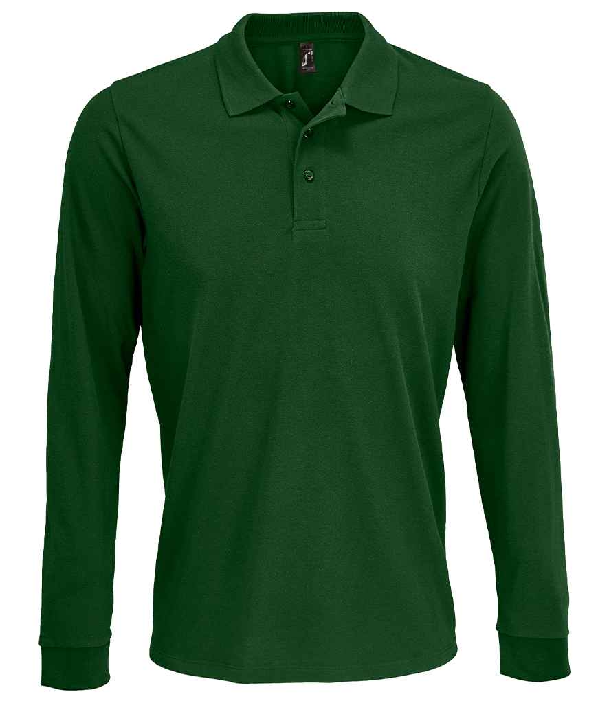 SOL'S Unisex Prime Long Sleeve Piqué Polo Shirt - COOZO