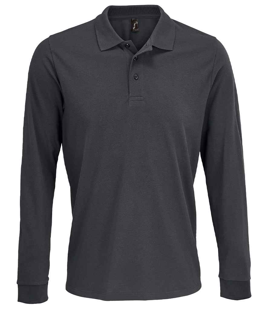 SOL'S Unisex Prime Long Sleeve Piqué Polo Shirt - COOZO