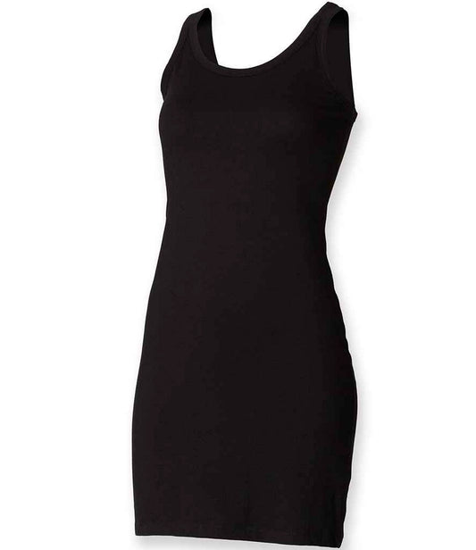 Skinni Fit ST104 Ladies Tank Dress - COOZO