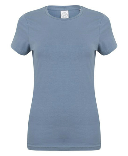 Skinni Fit ST121 Ladies Feel Good Stretch T-Shirt - COOZO