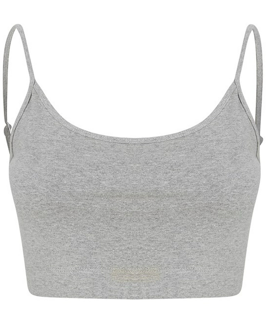 ST230 SF Ladies Sustainable Cropped Cami Vest Top - Heather Grey - XS-HGXS