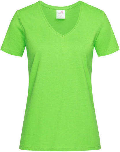 Stedman ST2700 Ladies Classic V-Neck T-Shirt - COOZO