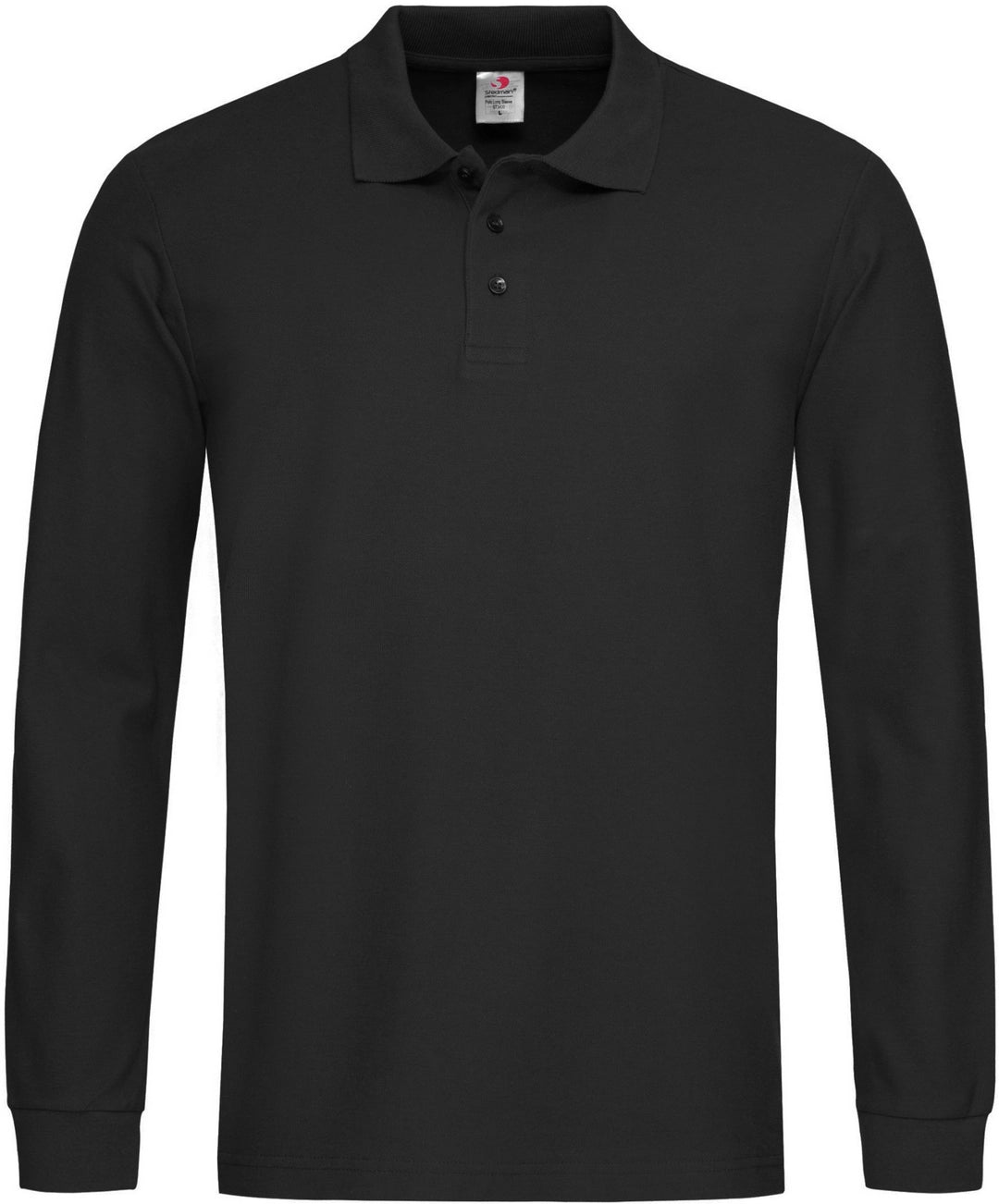 Stedman ST3400 Adult Classic Long Sleeve Cotton Polo Shirt - COOZO
