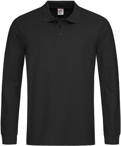 Stedman ST3400 Adult Classic Long Sleeve Cotton Polo Shirt - COOZO