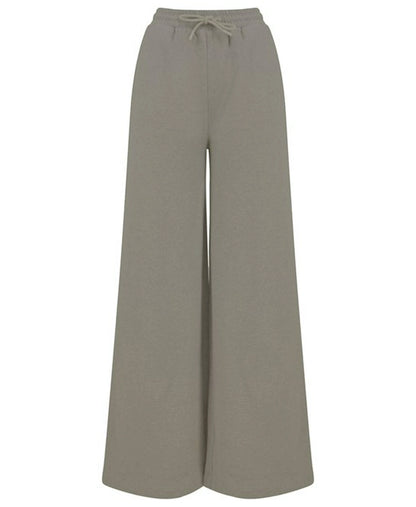 ST431 SF Ladies Sustainable Wide Leg Joggers - Khaki - XS-KHAXS