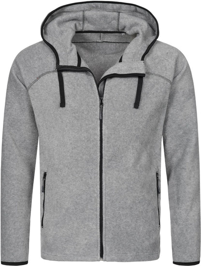Stedman ST5040 Adult Power Hooded Full Zip Fleece - COOZO