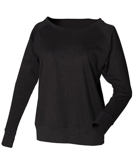 Skinni Fit ST513 SF Ladies Slounge Sweatshirt - COOZO