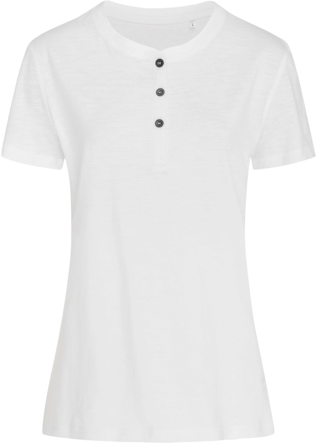 Stedman ST9530 Ladies Sharon Slub Henley T-Shirt - COOZO