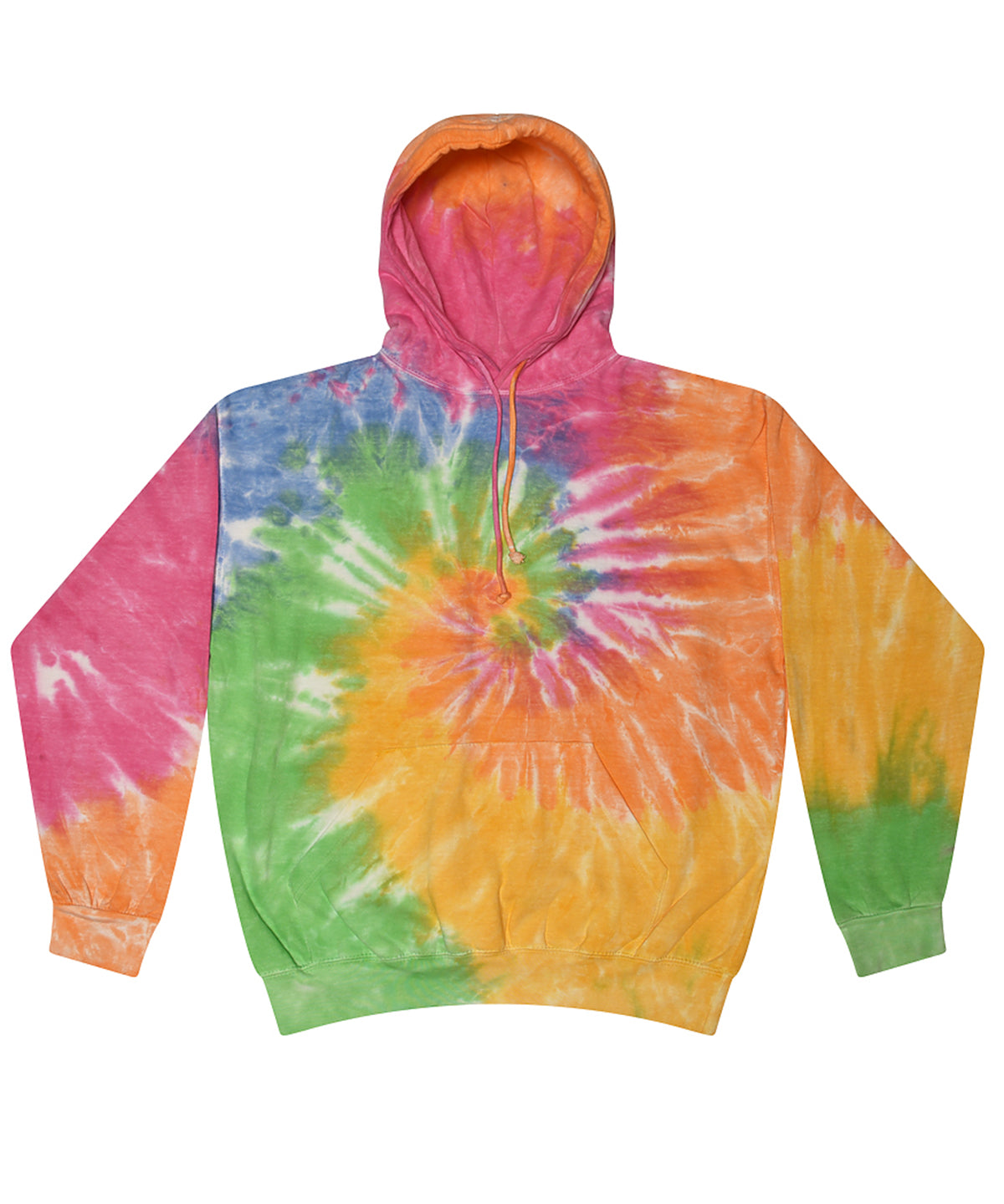 Rainbow tie-dye hoodie - COOZO