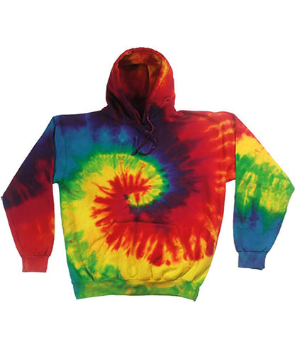 Rainbow tie-dye hoodie - COOZO