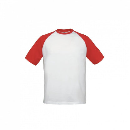 B&C TU020 Mens Short Sleeve Baseball T-Shirt - COOZO