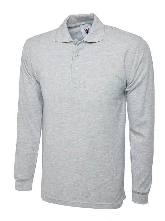 Uneek Clothing UC113 Long Sleeve Polo Shirt - COOZO