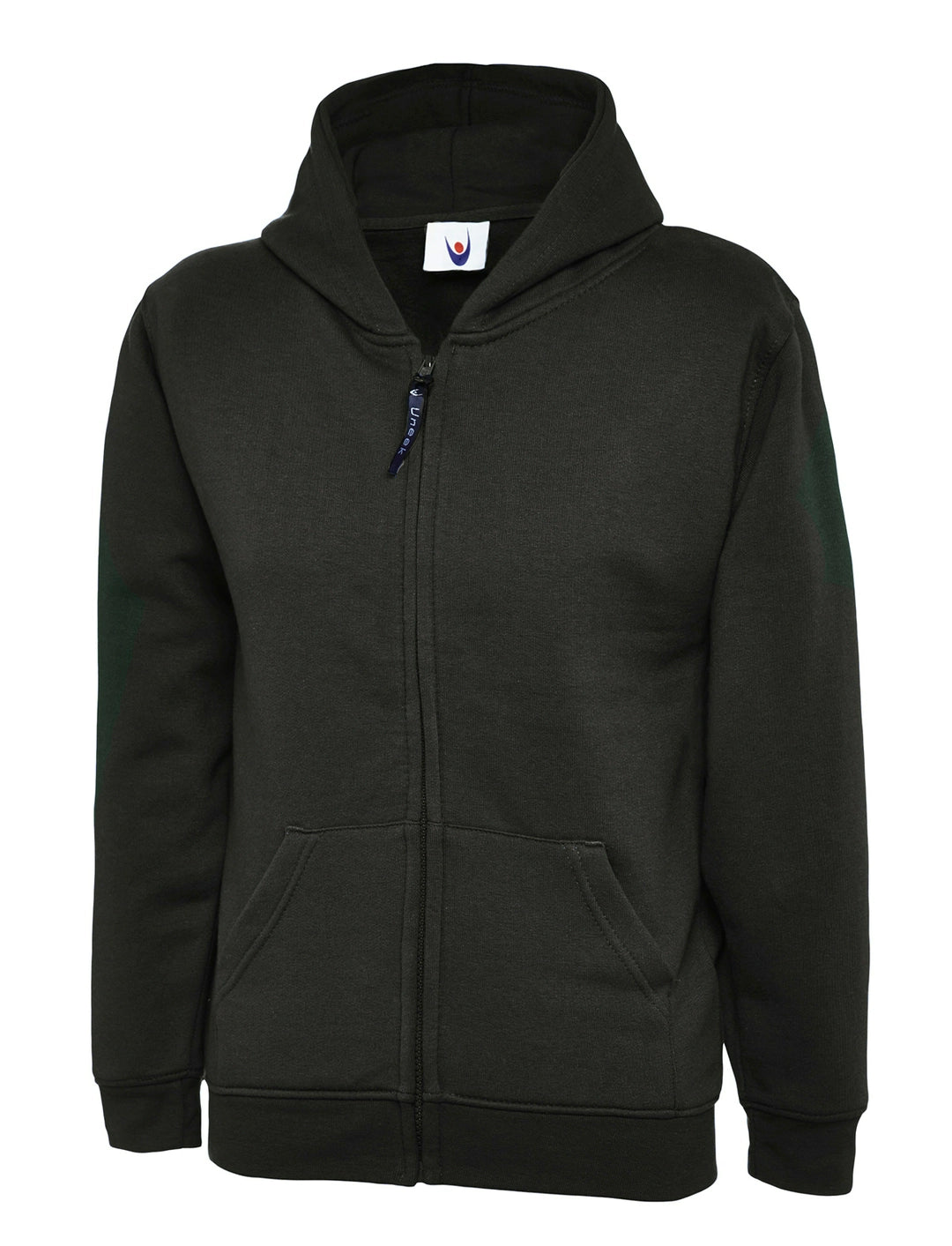 Uneek Clothing UC506 Childrens Classic Full Zip Hooded Sweatshirt - COOZO