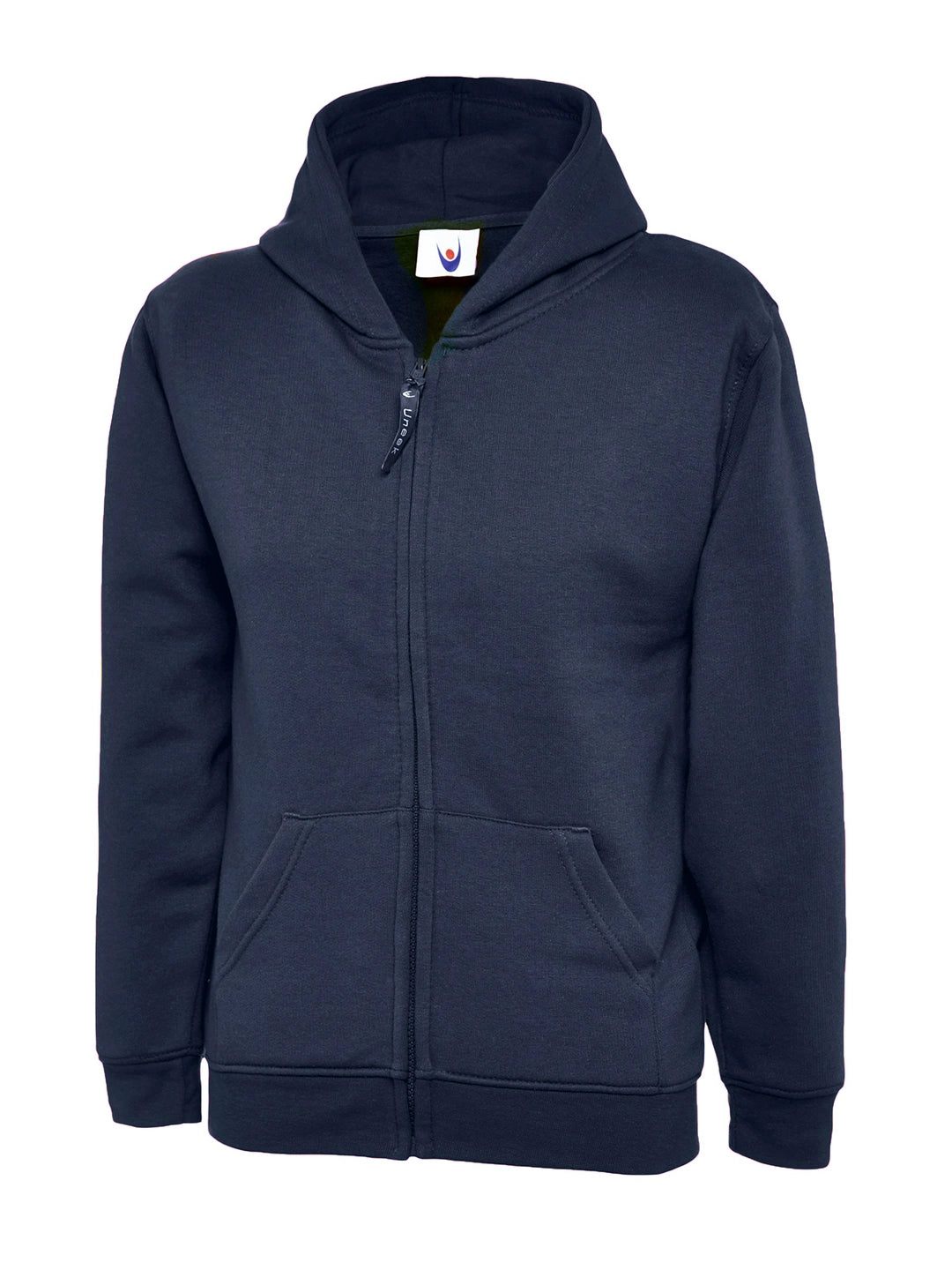 Uneek Clothing UC506 Childrens Classic Full Zip Hooded Sweatshirt - COOZO