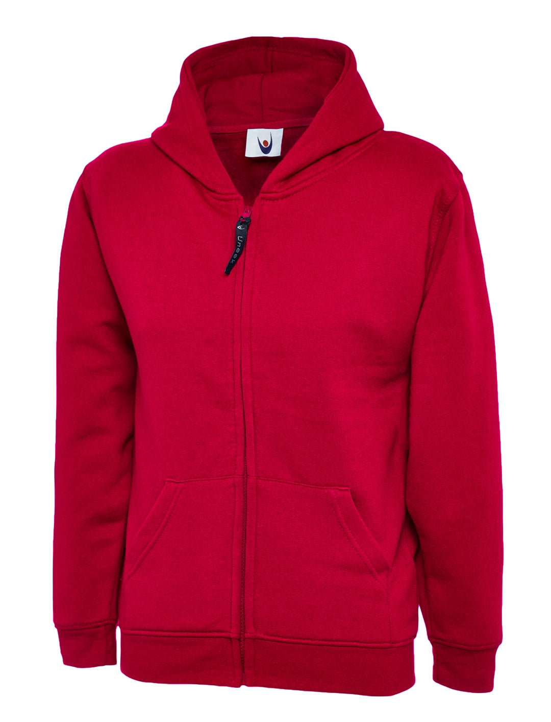 Uneek Clothing UC506 Childrens Classic Full Zip Hooded Sweatshirt - COOZO