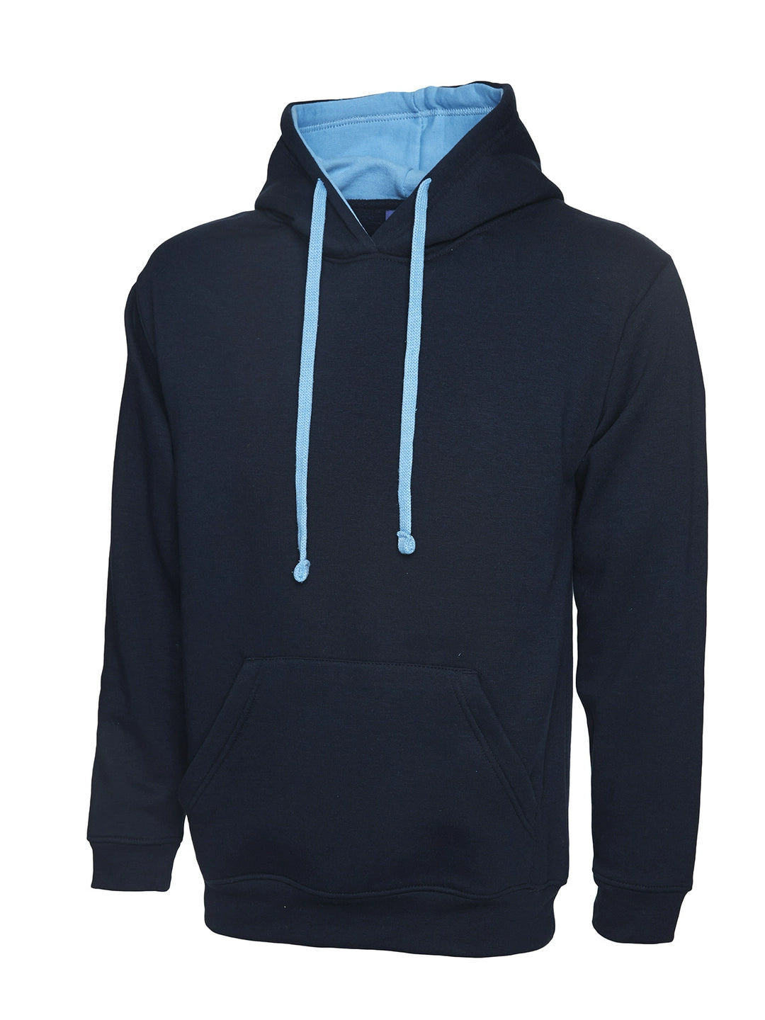 Uneek Clothing UC507 Contrast Hooded Sweatshirt - COOZO