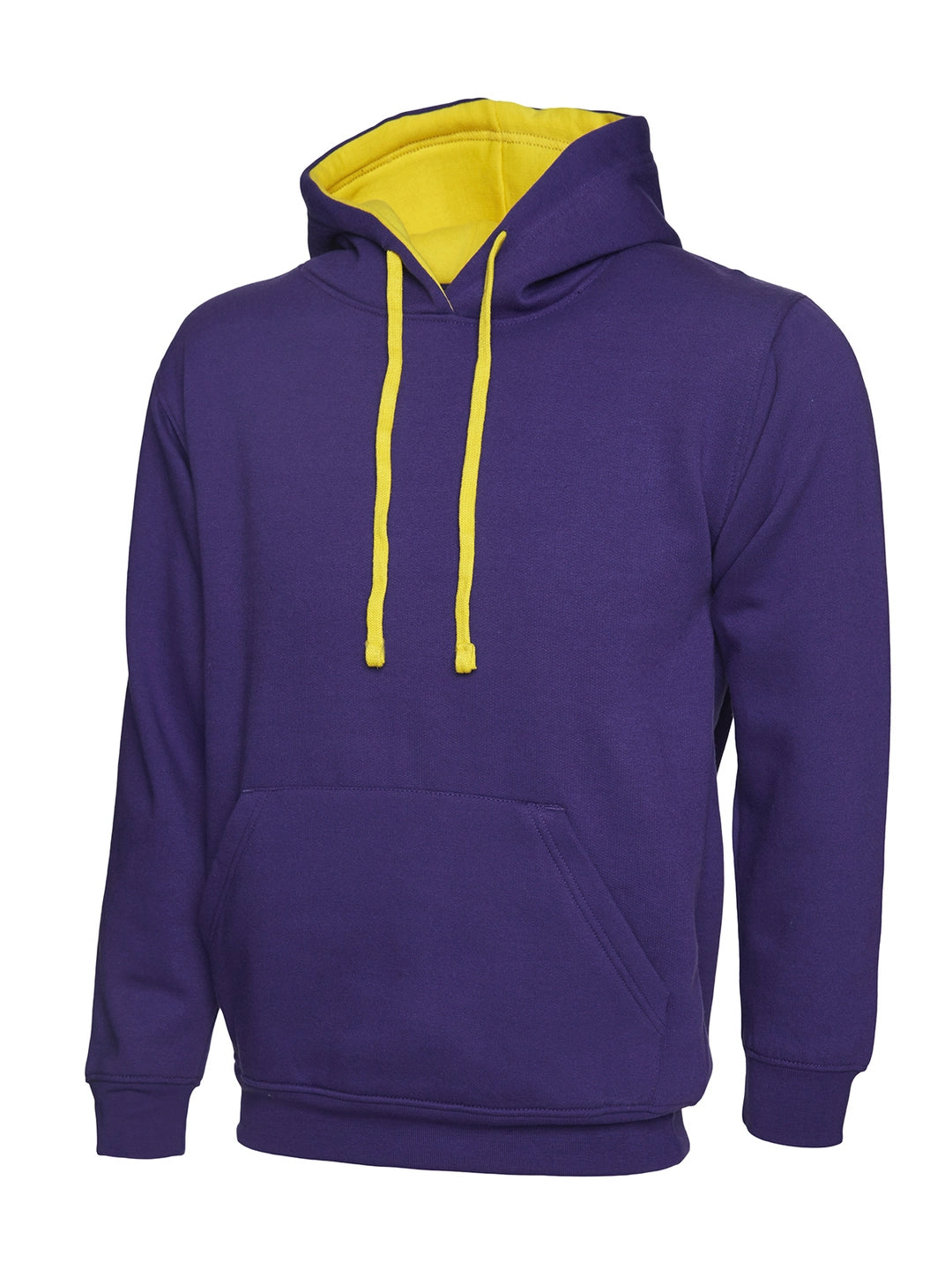 Uneek Clothing UC507 Contrast Hooded Sweatshirt - COOZO