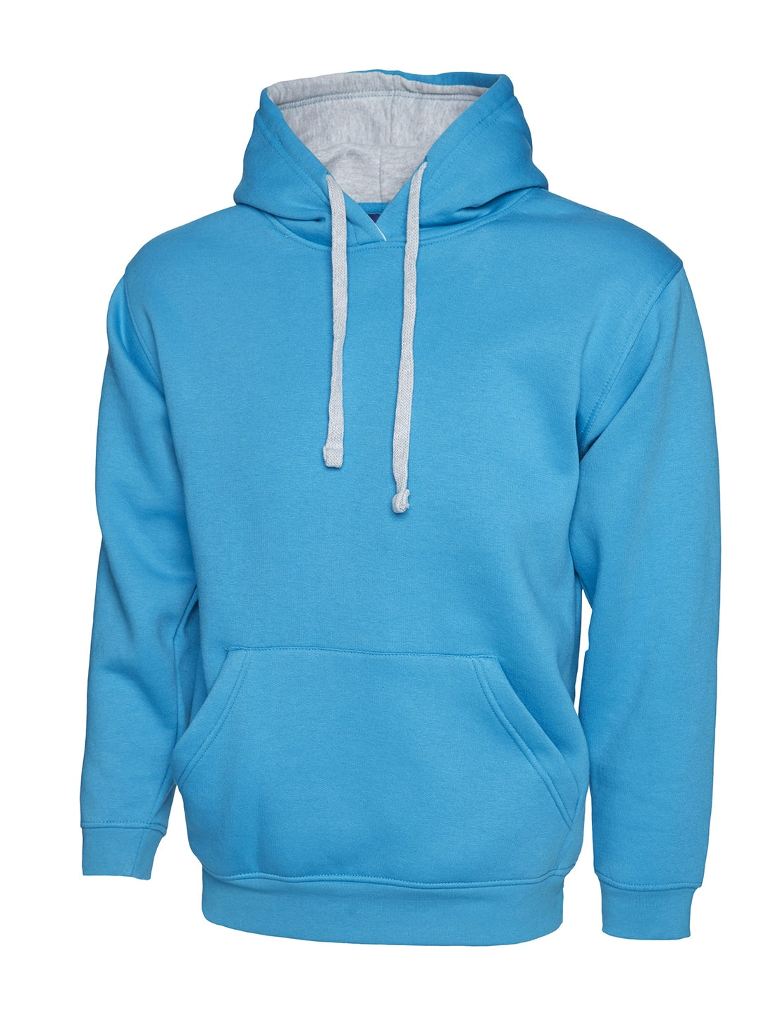 Uneek Clothing UC507 Contrast Hooded Sweatshirt - COOZO