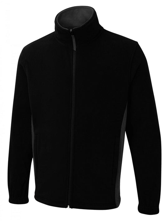 Uneek Clothing UC617 Two-Tone Full Zip Fleece Jacket - COOZO