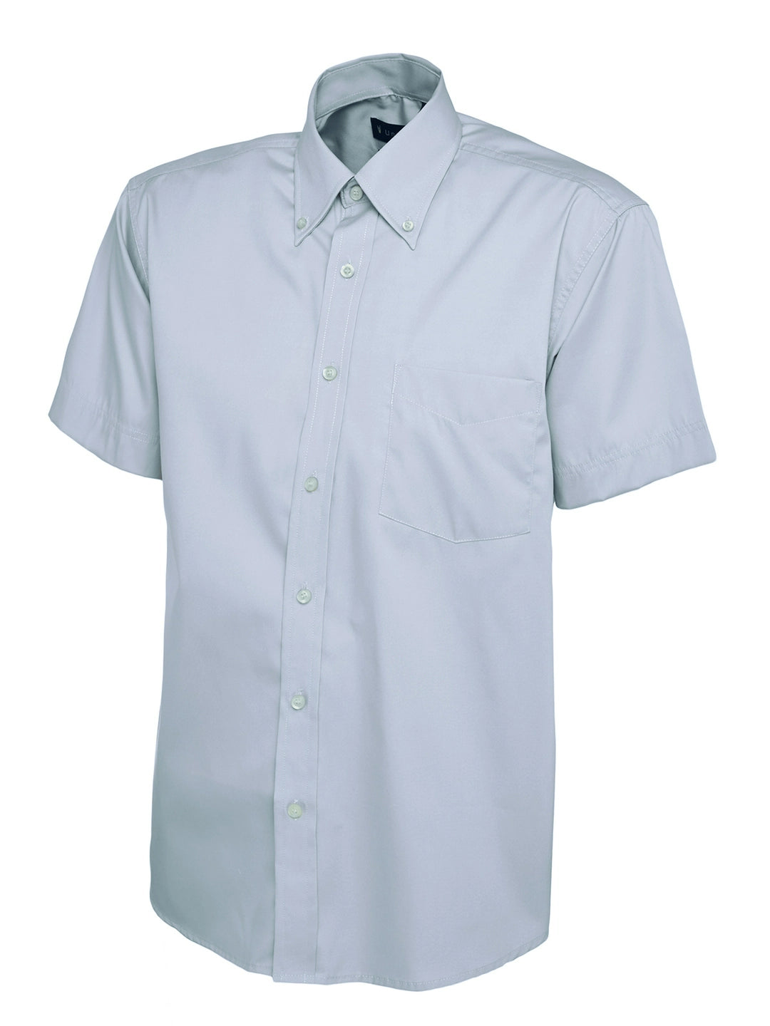 Uneek Clothing UC702 Mens Pinpoint Oxford Half Sleeve Shirt - COOZO