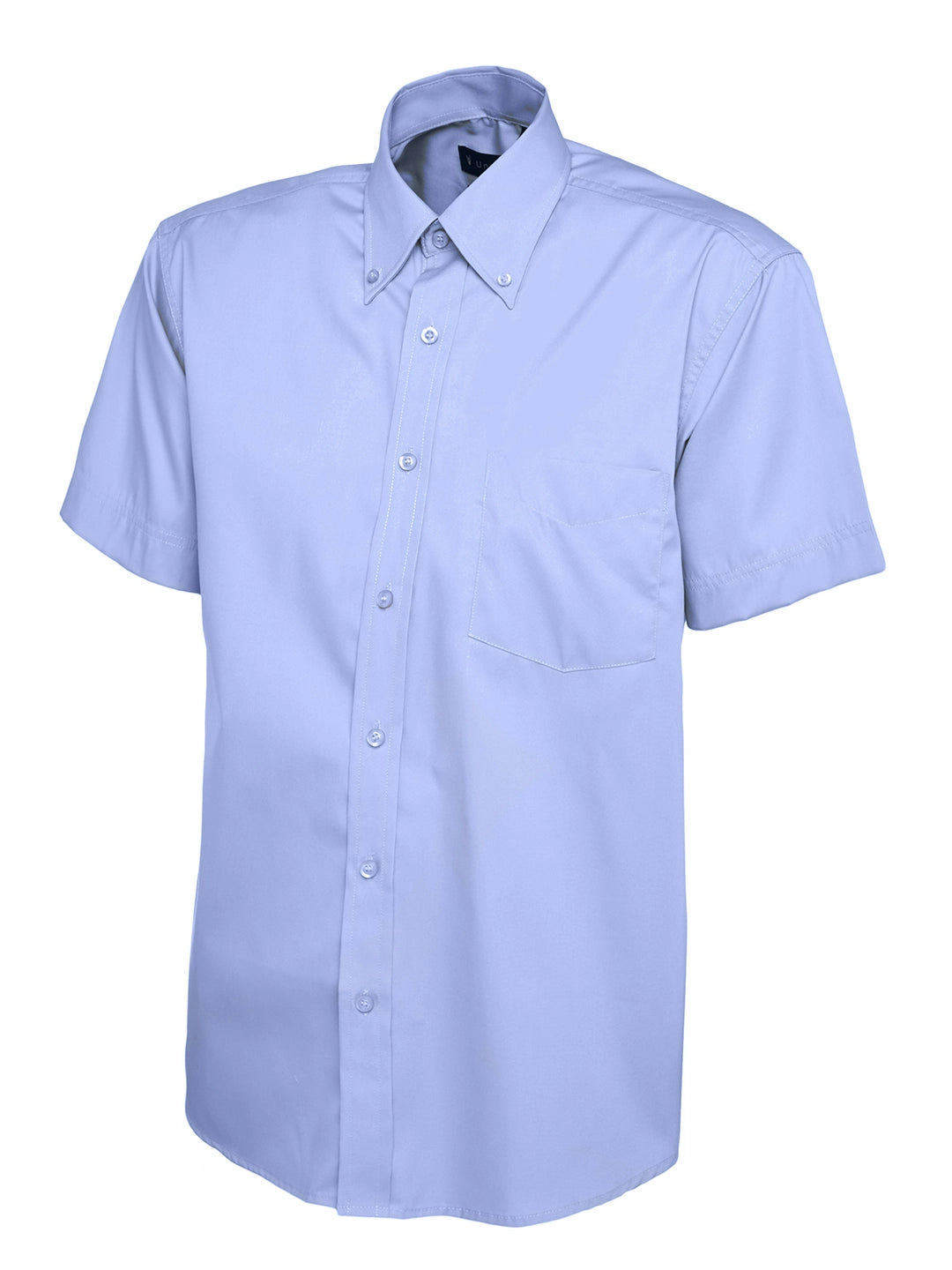 Uneek Clothing UC702 Mens Pinpoint Oxford Half Sleeve Shirt - COOZO