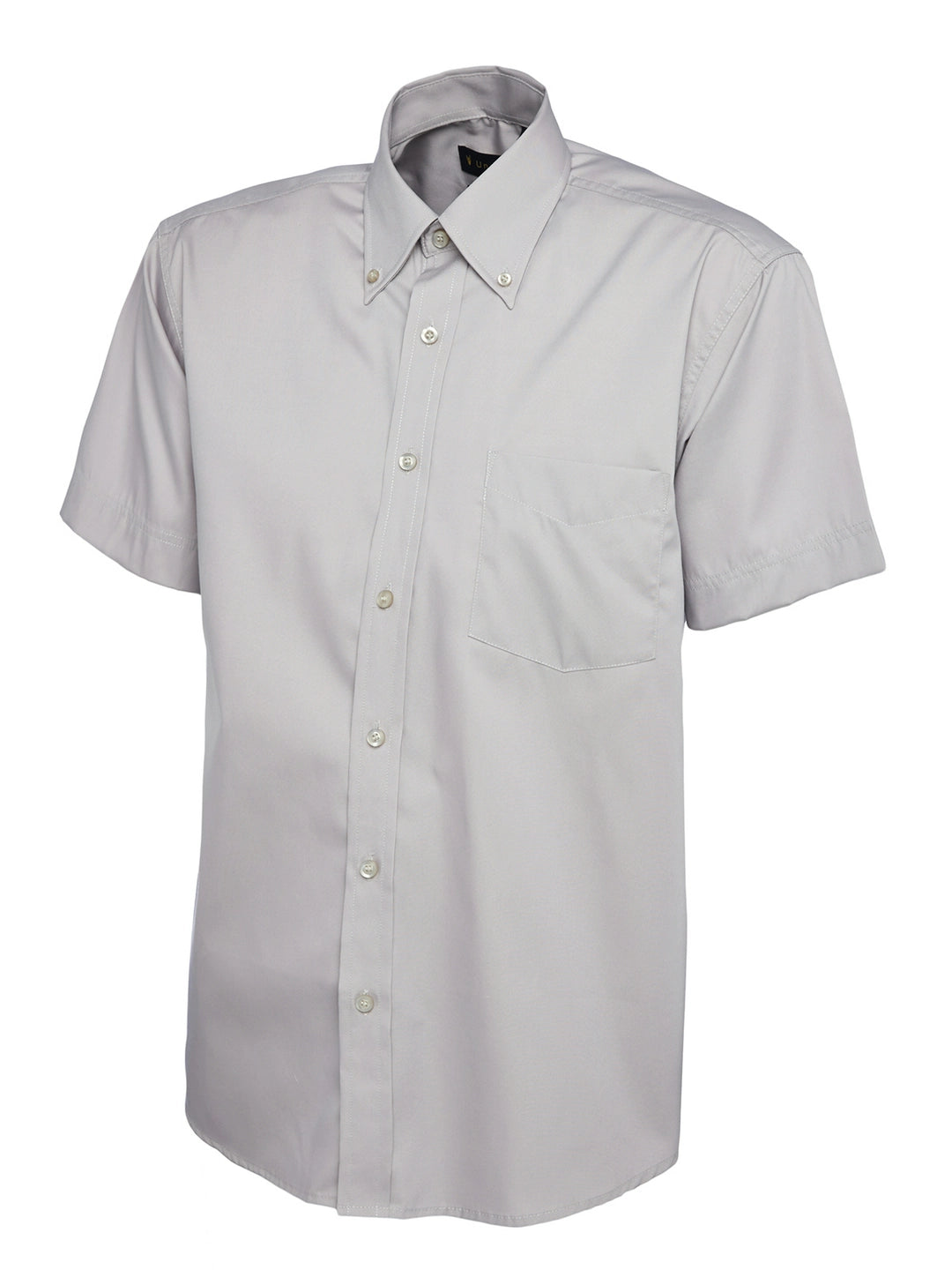 Uneek Clothing UC702 Mens Pinpoint Oxford Half Sleeve Shirt - COOZO