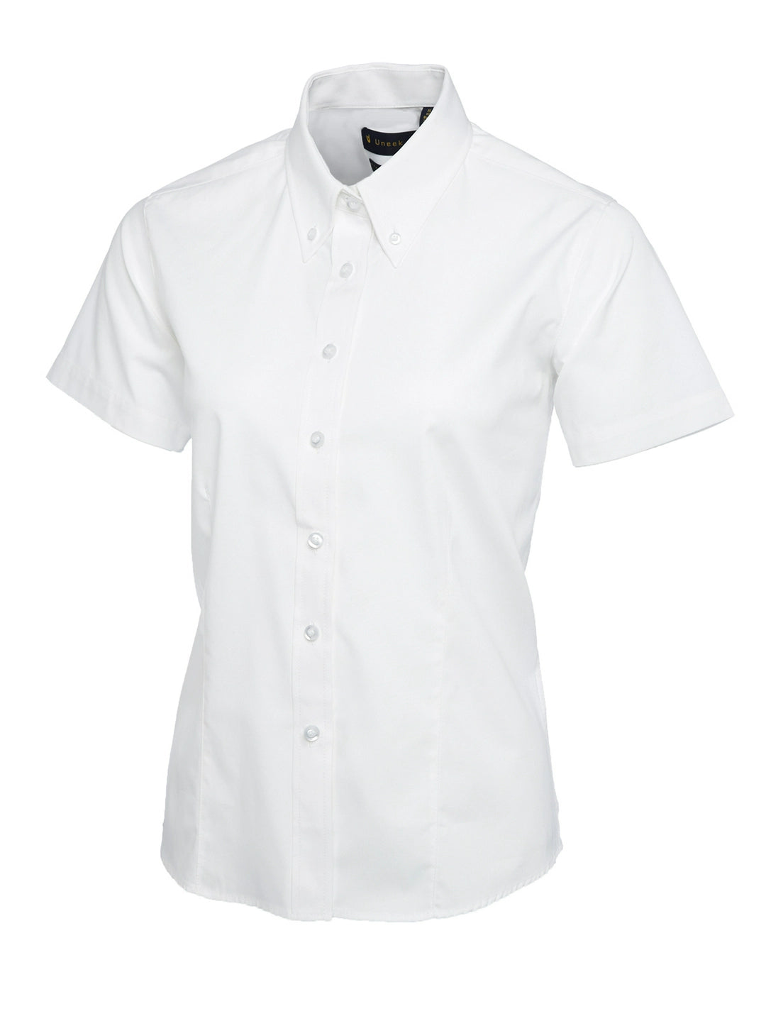 Uneek Clothing UC704 Ladies Pinpoint Oxford Half Sleeve Shirt - COOZO