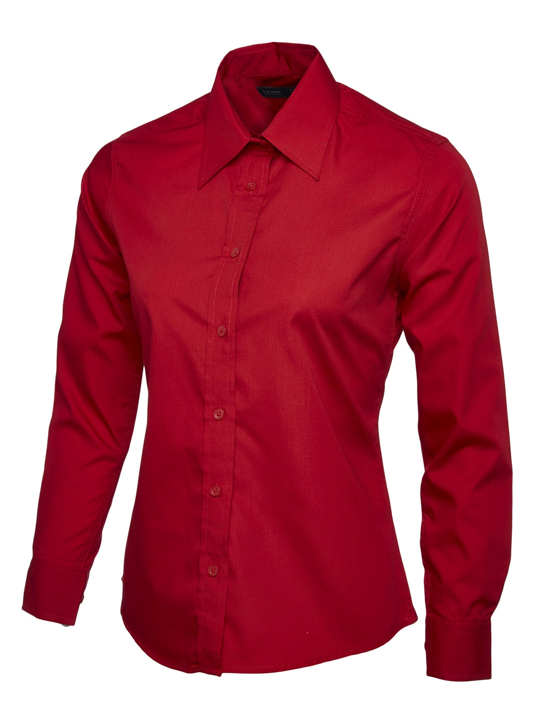 Uneek Clothing UC711 Ladies Poplin Full Sleeve Shirt - COOZO